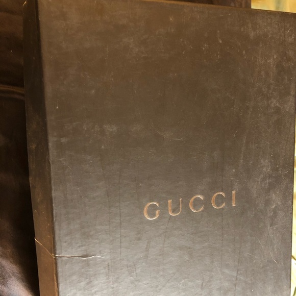 Gucci Tan Strappy Suede Heels - Picture 6 of 7